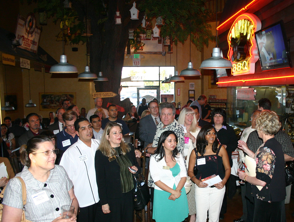 smokey8 Oxnard Chamber members mixer at Smokey's Barbecue.… Flickr