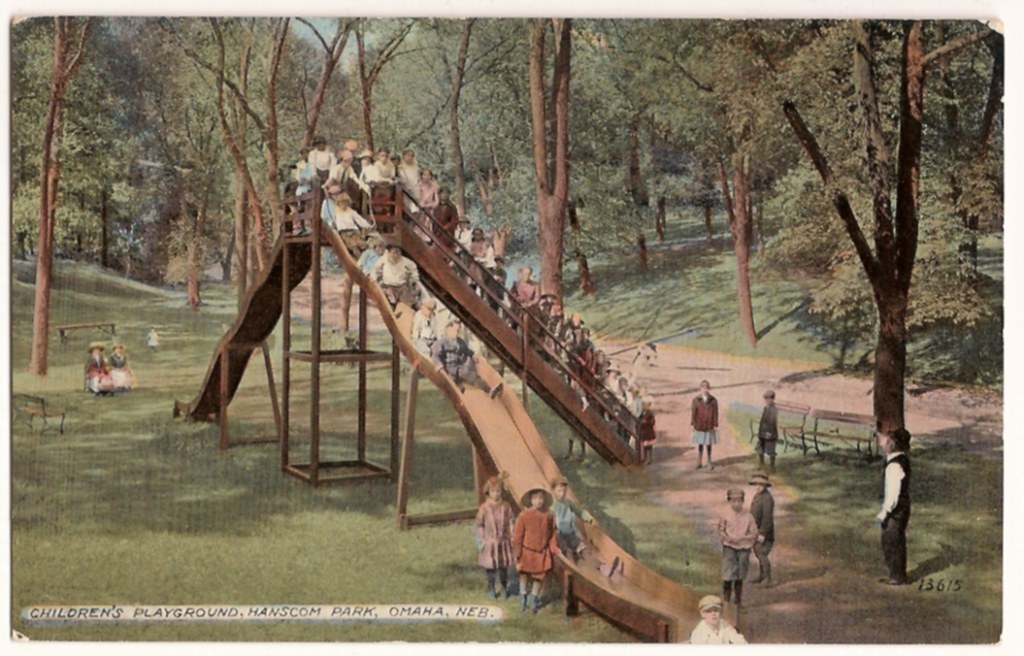 Vintage Postcard Omaha, Nebraska Children's Playground… Flickr