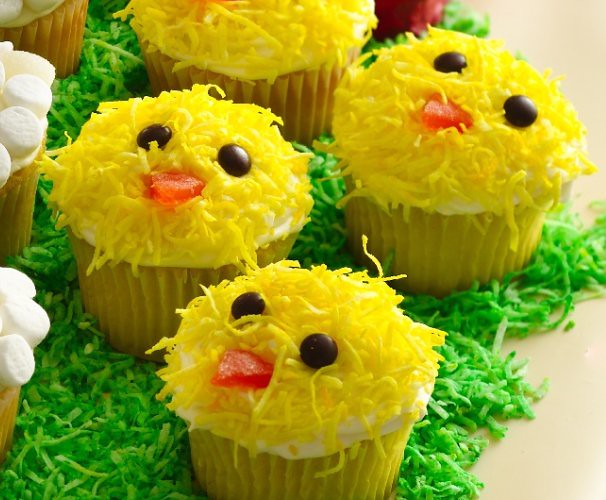 Easter Chick Cupcakes Recipe Cupcakes 1 box Betty Crocker®… Flickr