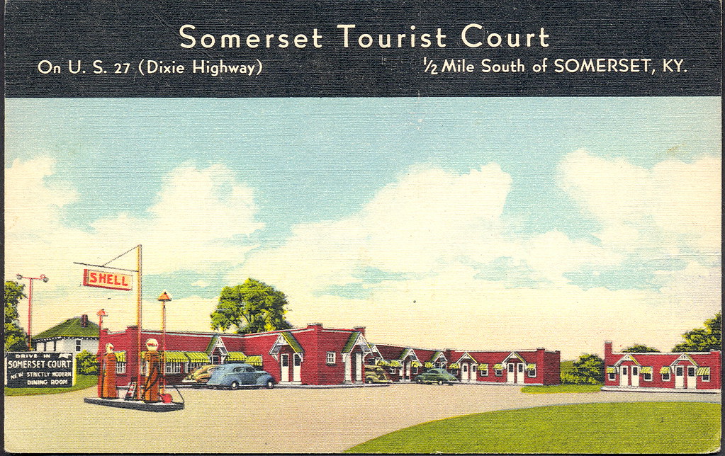 Somerset KY Roadside Somerset Tourist Court Shell Gas Stat… Flickr