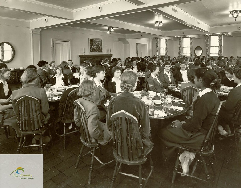 Alma College dining room, 1954 Title Alma College dining … Flickr