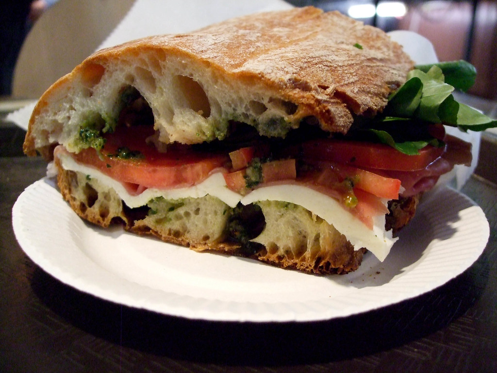 Prosciutto, Mozzarella and Tomato Sandwich, Corrado Bread … Flickr