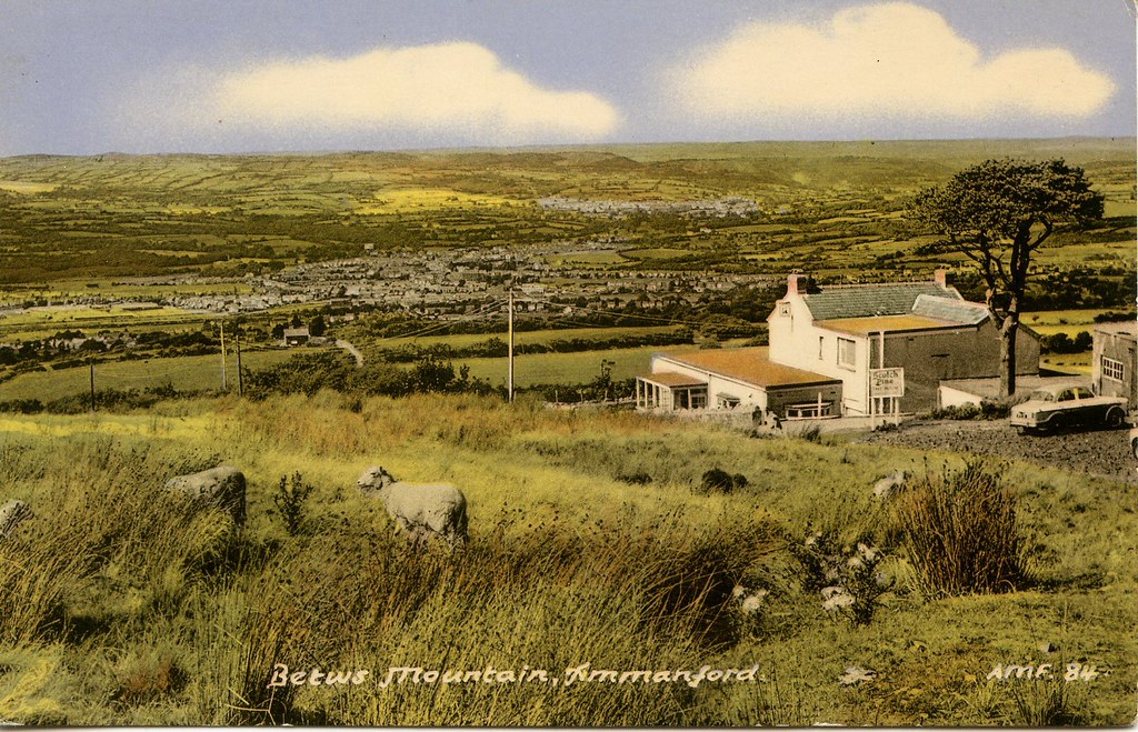 255 postcard Betws Mountain, Ammanford A Francis Frith car… Flickr