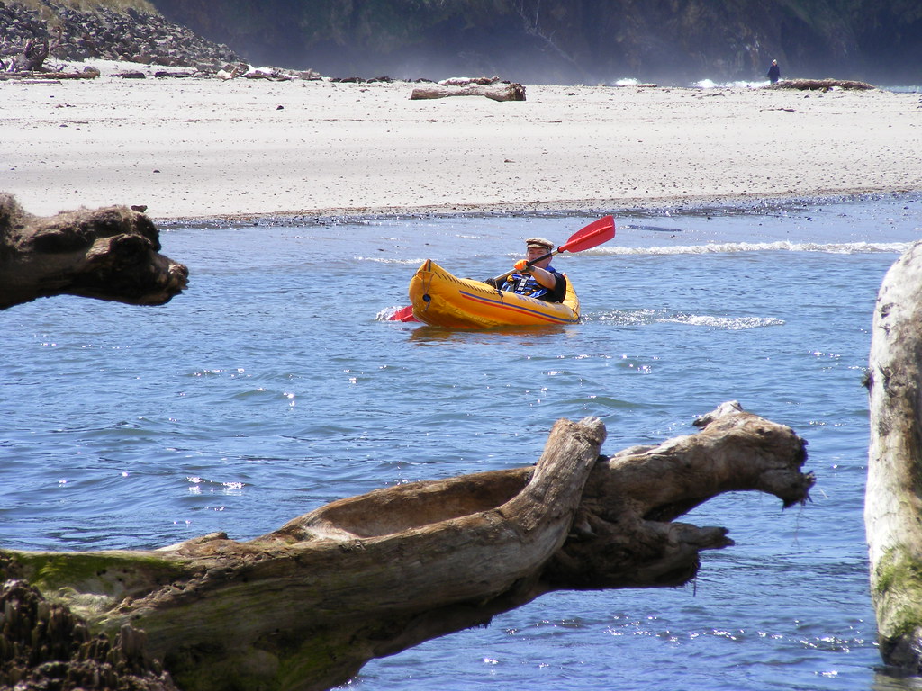 Kayaking where saltwater meets fresh Flickr