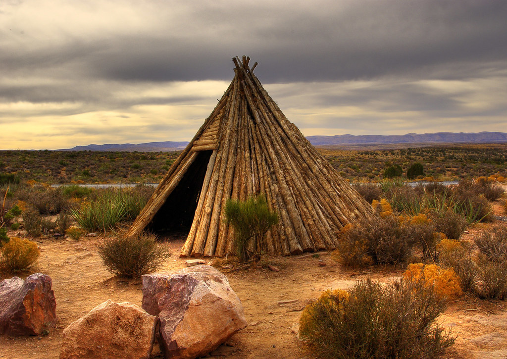 Native American hut ajclicks Flickr