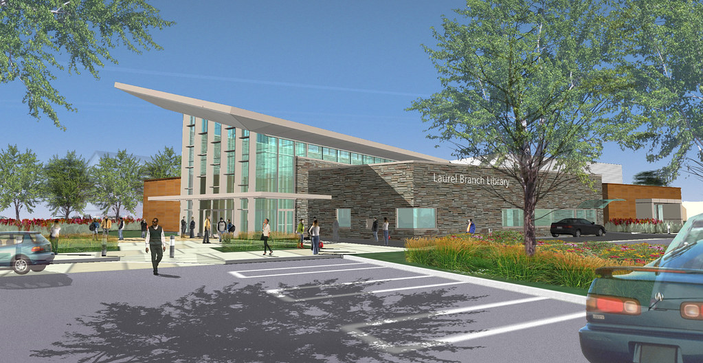Laurel Branch Library Architect's rendering of the new Lau… Flickr