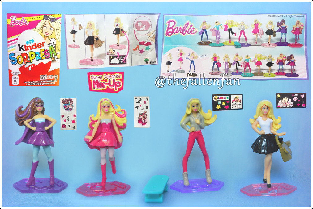 2017 Barbie Kinder Chocolate Surprise Egg Collection Flickr