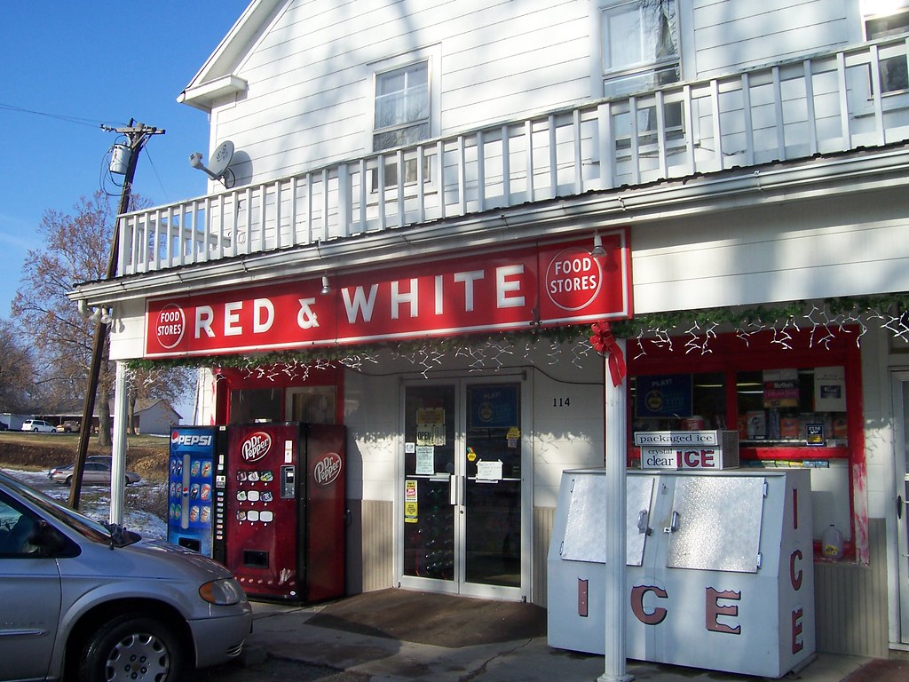 Red & White Food Store This small grocery store serves the… Flickr