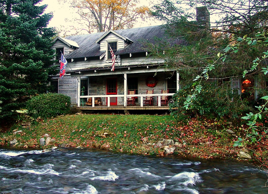 Maggie Valley Cabin on a Creek Susie Blackmon Flickr