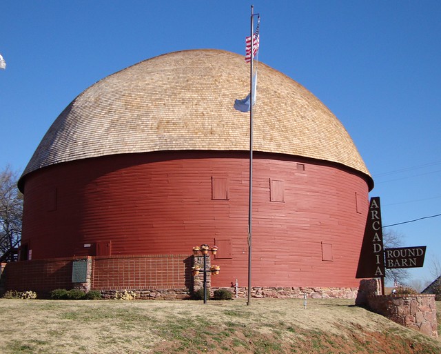 Arcadia Round Barn (Arcadia, Oklahoma) a photo on Flickriver
