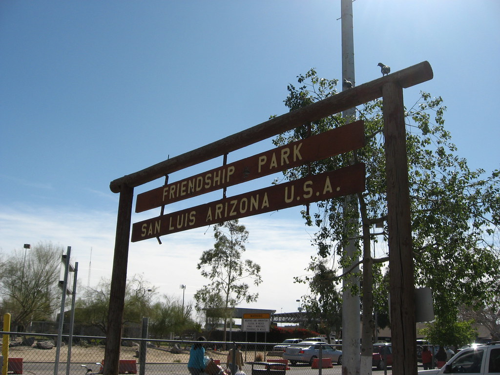 Friendship Park, San Luis, Arizona This park is directly a… Flickr