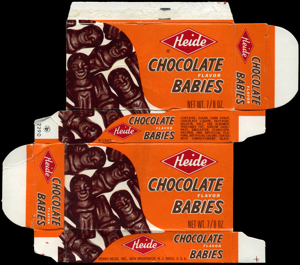 Heide Chocolate Babies candy box 1970's Chocolate Ba… Flickr