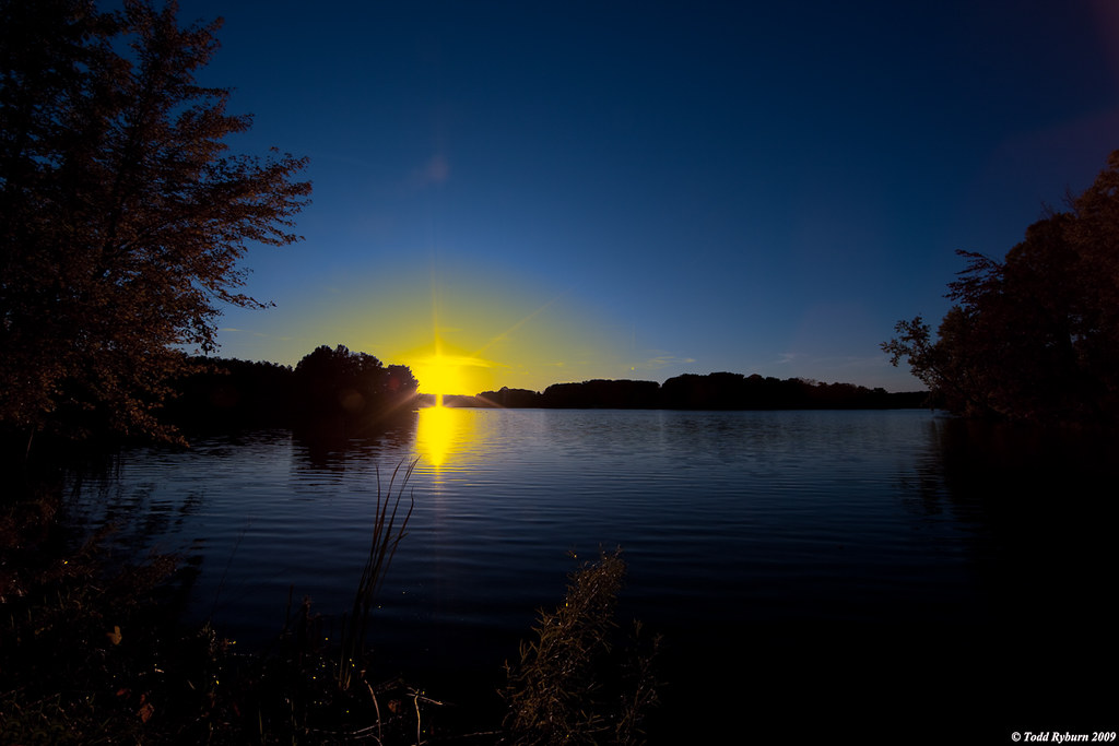 Sunset at Dawson Lake This was taken from the North East C… Flickr