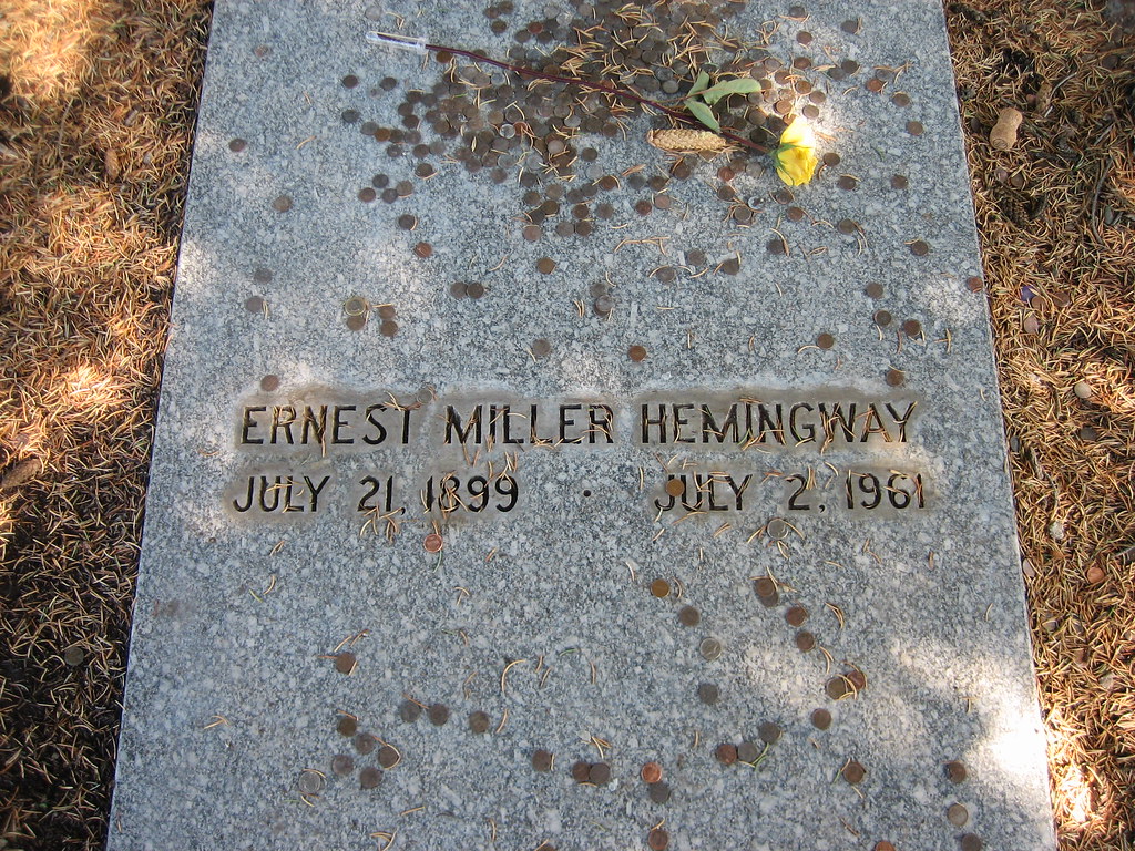 Hemingway's Grave Ernest Hemingway Grave Ketchum, Idaho Casey