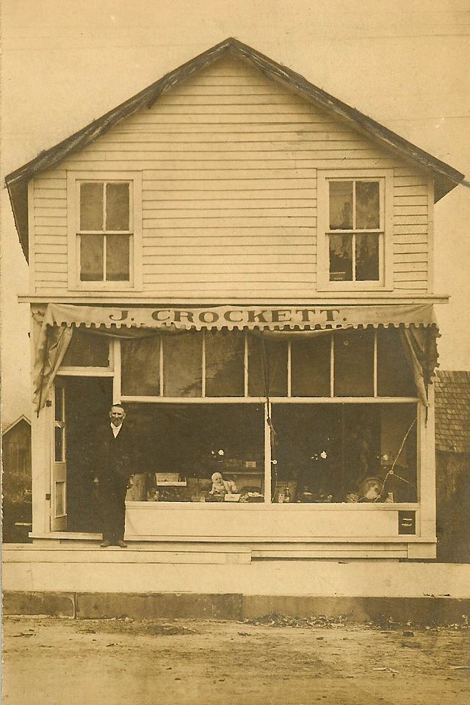 Postcard of Crockett Store in McClure Ohio 1908 Yes, I was… Flickr
