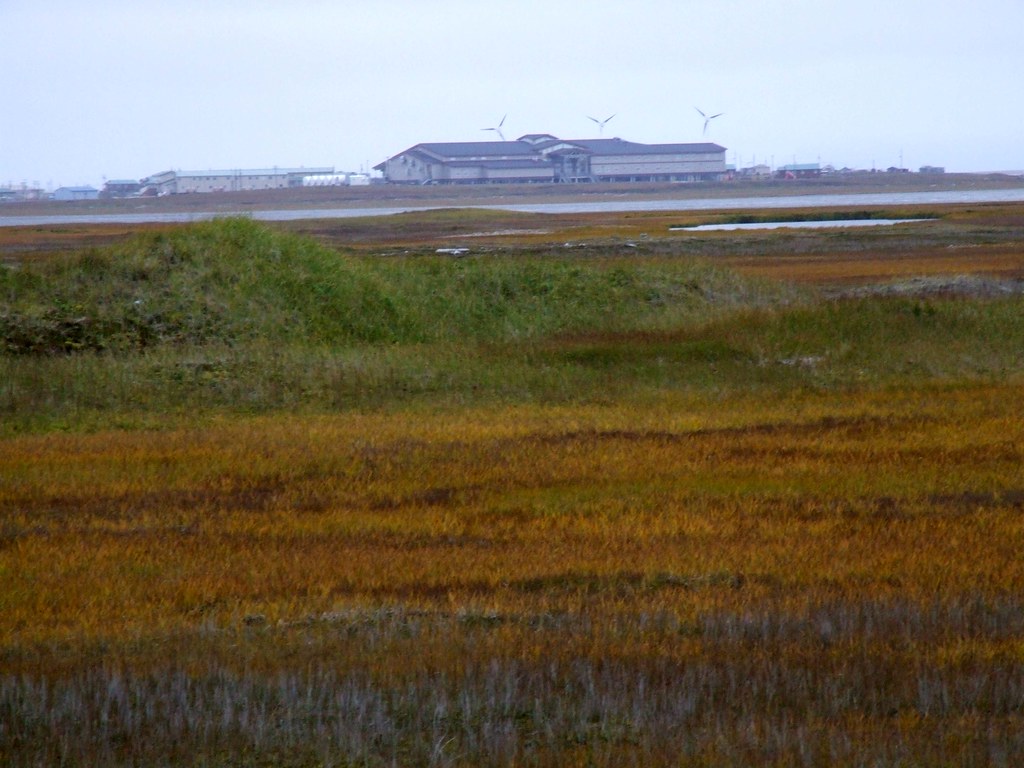 Hooper Bay School Over the tundra here's a good look of th… Flickr