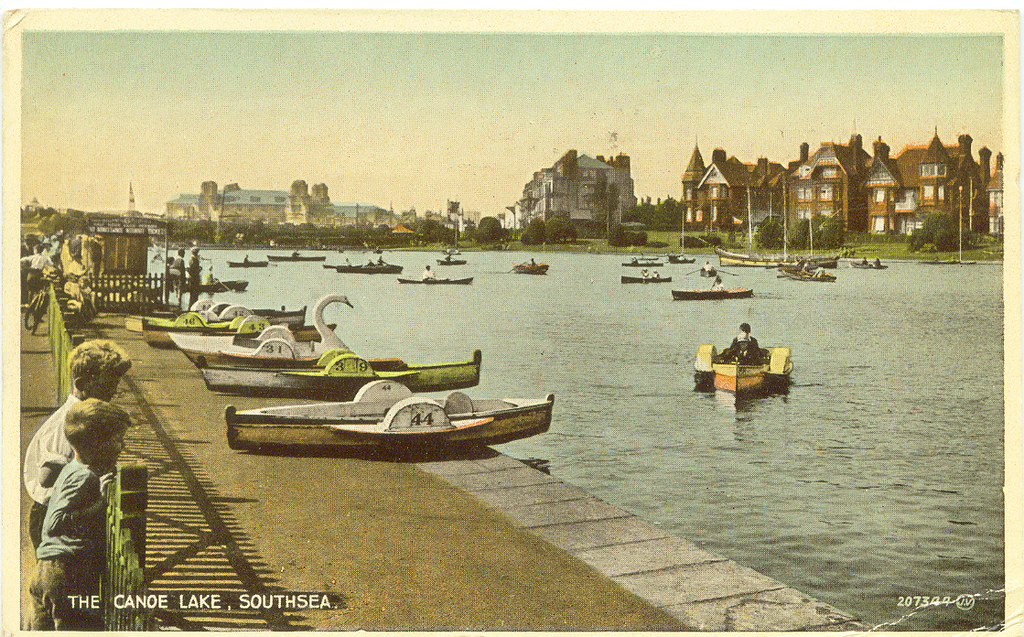 Canoe Lake, Southsea, Portsmouth, Hampshire, England, 1950… Flickr