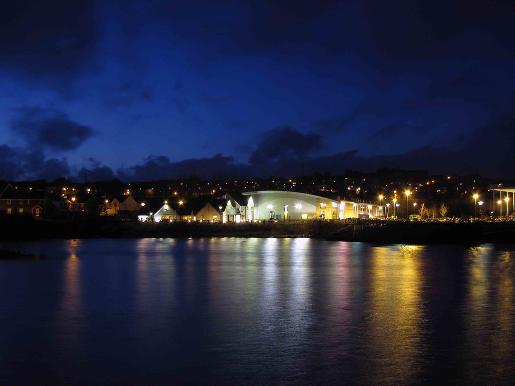Lakeside, Brynmawr at Night adrianmarkey Flickr
