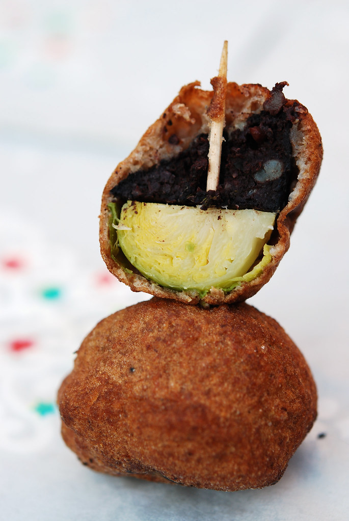 Abingdon Food Black Pudding and Brussels Sprouts Fritter… Flickr
