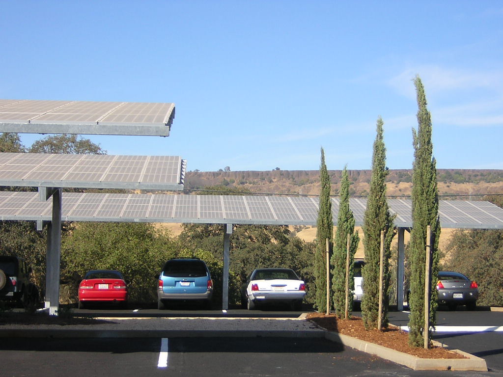 Solar Panels used as Parking Shade Oroville, California (B… Flickr