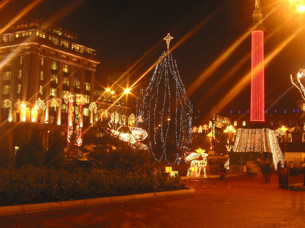 Christmas Lights in Square Christmas Lights in Geor… Flickr