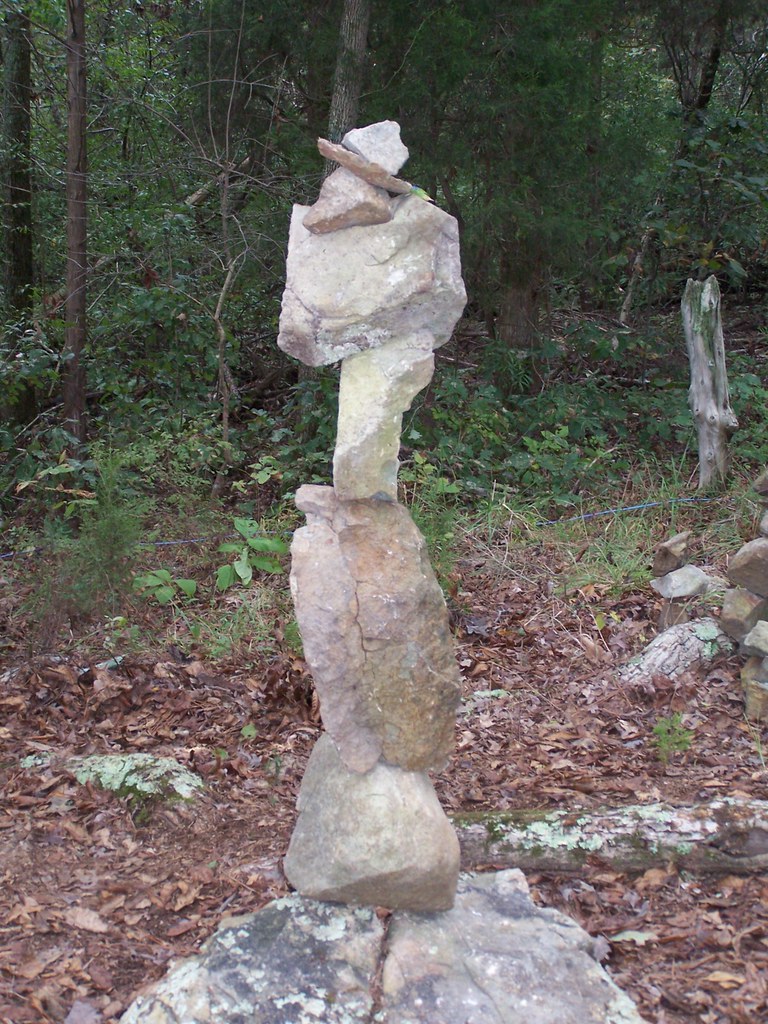 Rock Statues This is an entire area at Shakori Hills of ba… Flickr