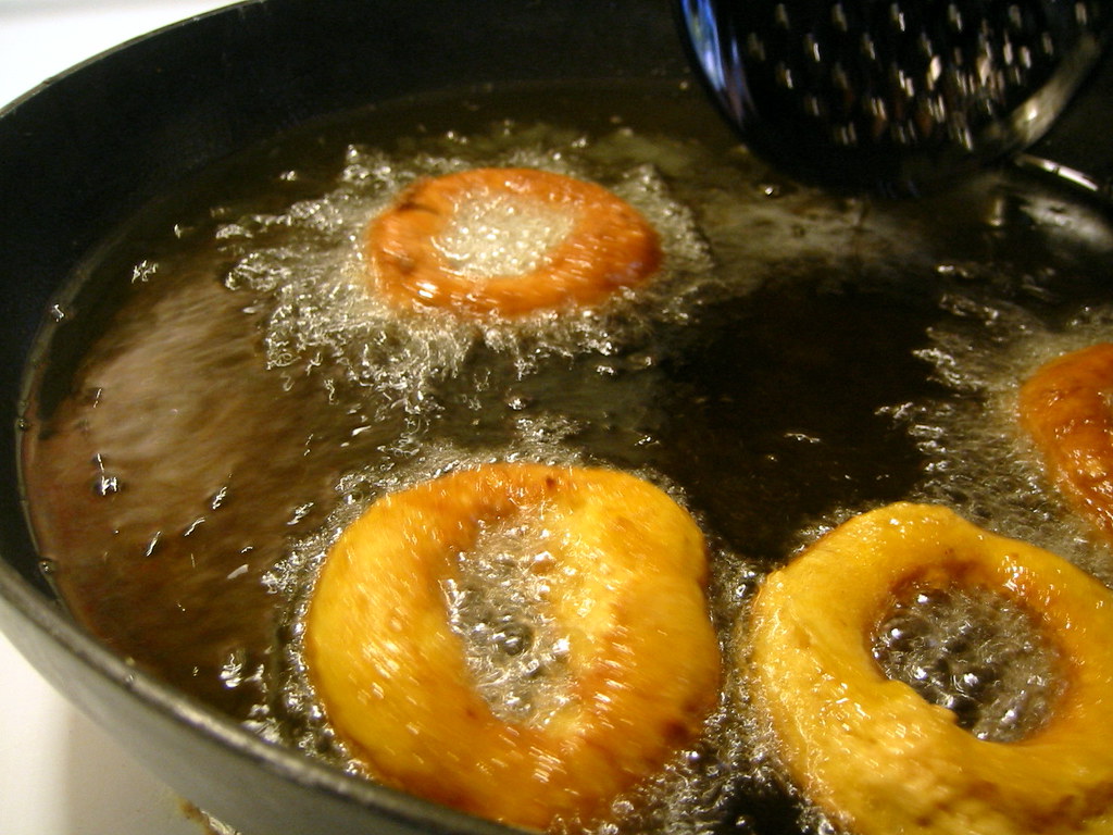 Frying Doughnuts | I made pumpkin doughnuts this morning. | Waldo