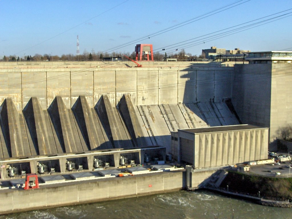 Hydroelectric Dam, USA On the Niagara River. Flickr