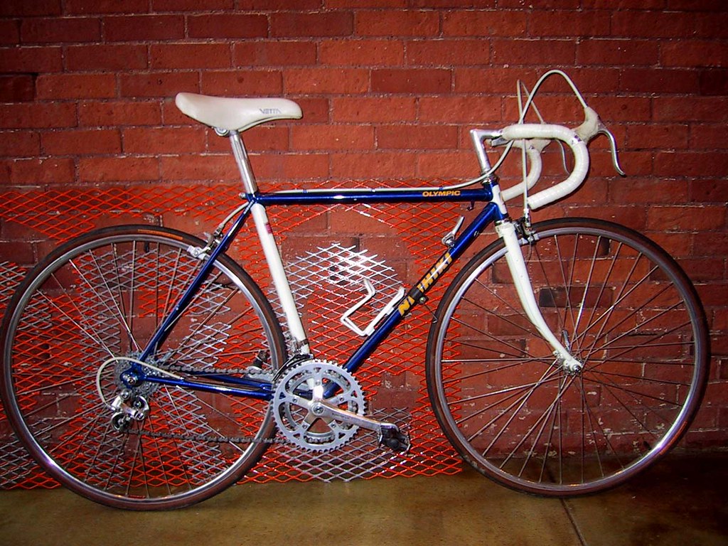 nishikiolympic1 Sweet lugged Japanese road bike. Great fix… Flickr