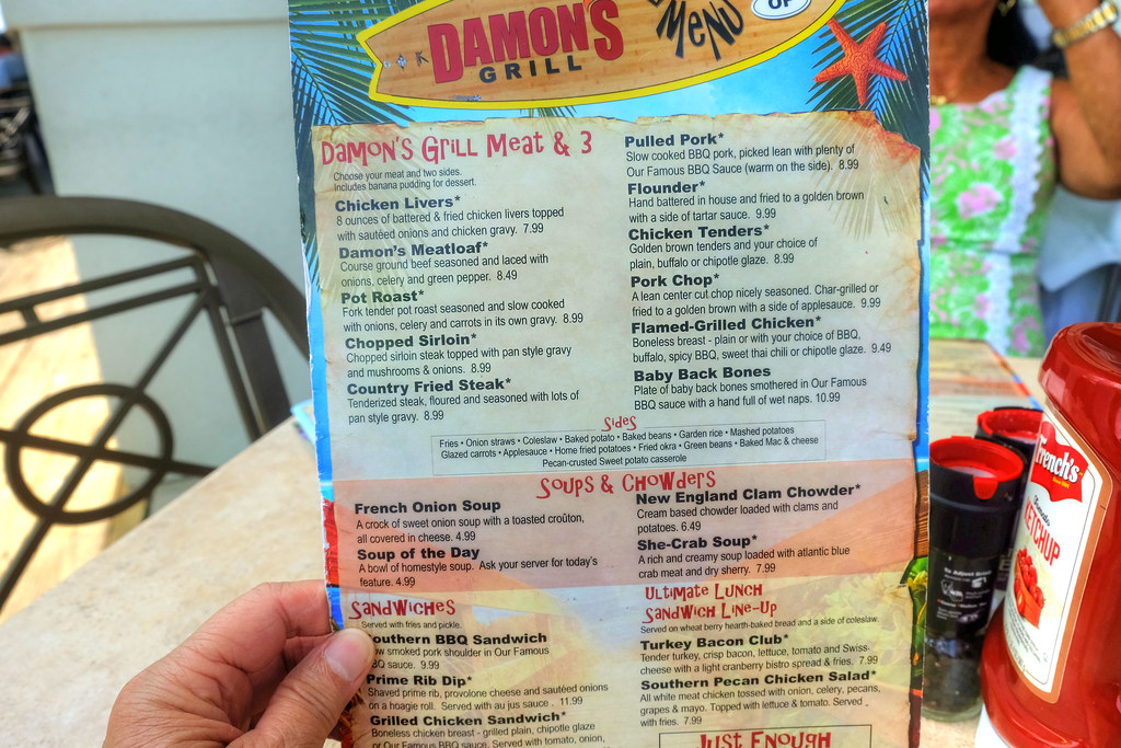 3. The Menu Damon's BBQ 07/04/2015 R. Rabano Flickr