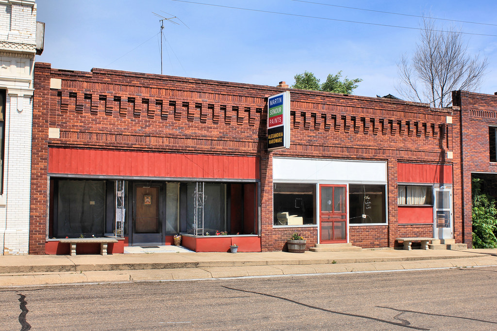Alexandria Hardware Building Alexandria, NE Tom McLaughlin Flickr