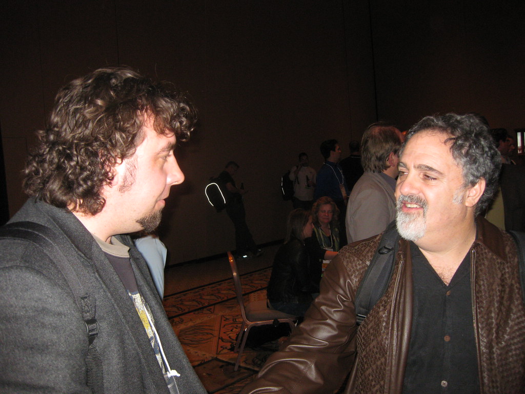 Jarrod Lopiccolo with Jon Landau at AU 2009 (Avatar) Flickr