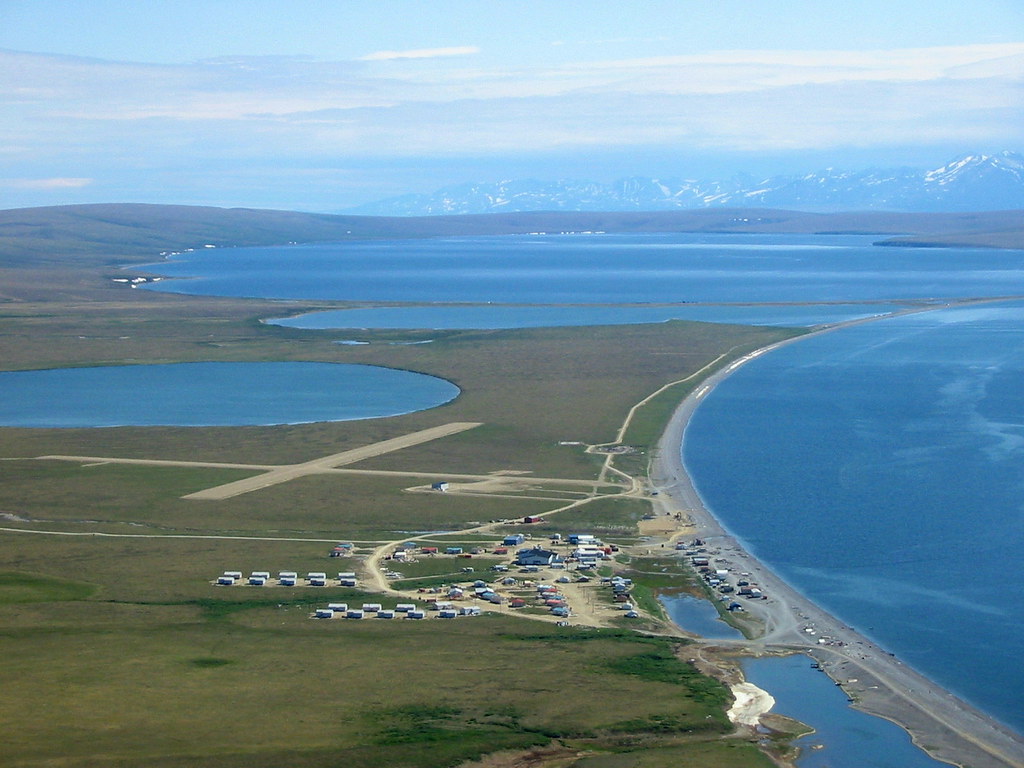brevig Brevig Mission, across the bay from Teller