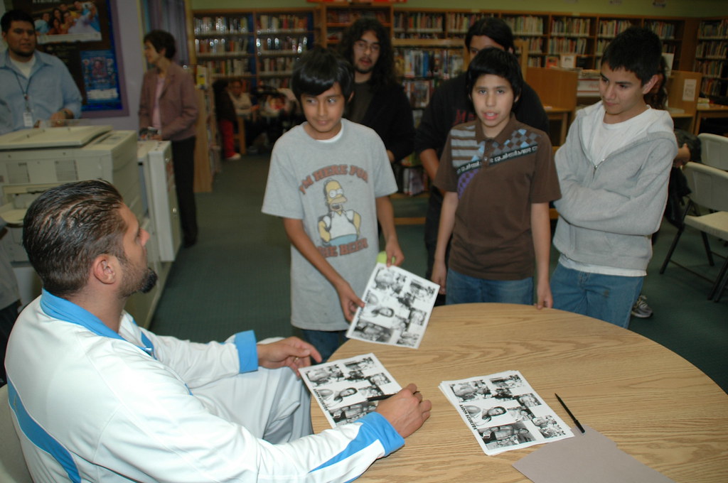 Luchadores Program at Bristow Park Library Commerce Library Flickr