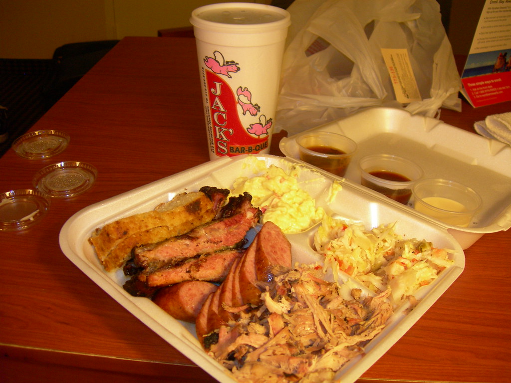 Jack's BBQ Combo Plate Nashville, Tennessee Jack's is one … Flickr