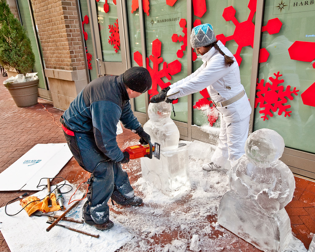 Baltimore, Maryland Ice sculpting. Jazz Guy Flickr