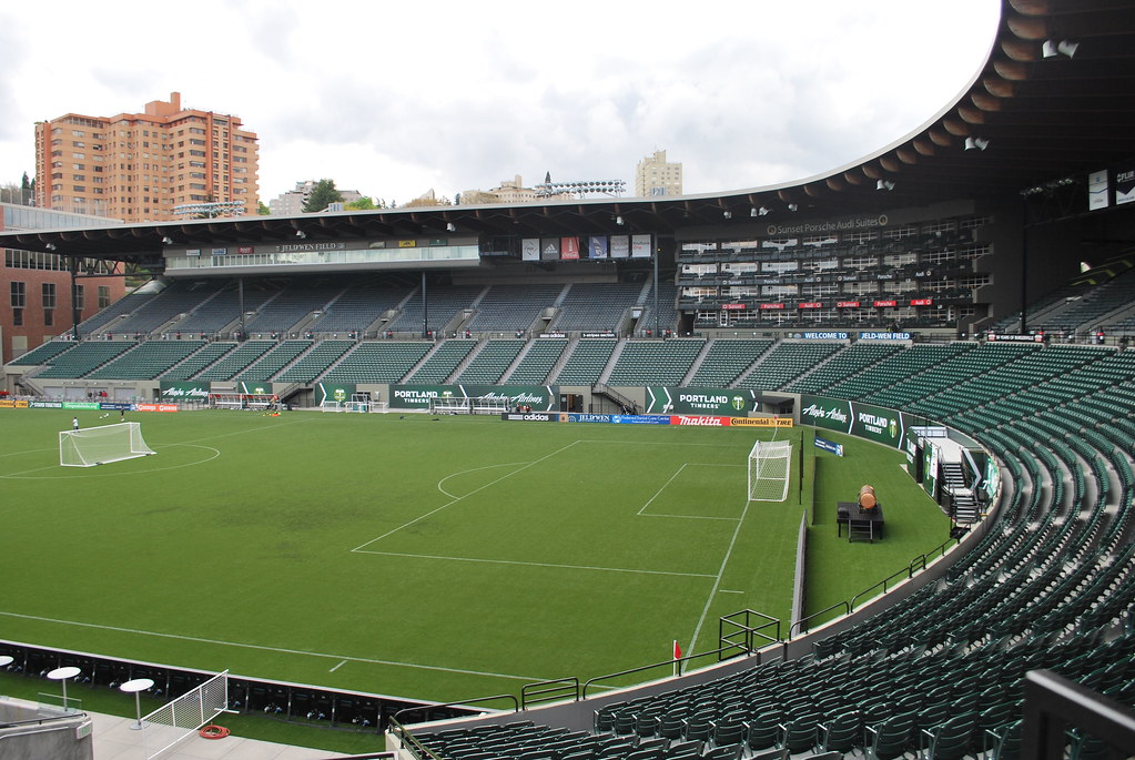 JeldWen Field A sneak peek inside the stadium, which was … Flickr