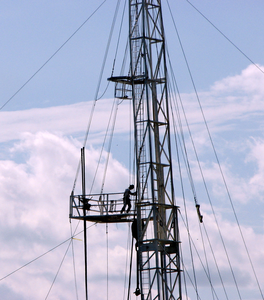 The Derrickman The derrick man works on a platform usually… Flickr
