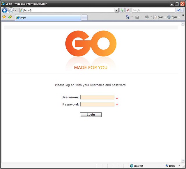 ISP Portal Login Screen Login screen for ISPs Flickr