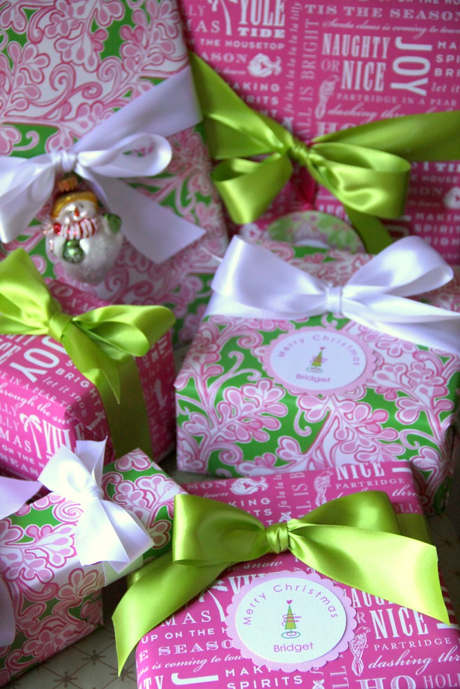 Lilly Pulitzer Gift Wrapping Melissa Flickr