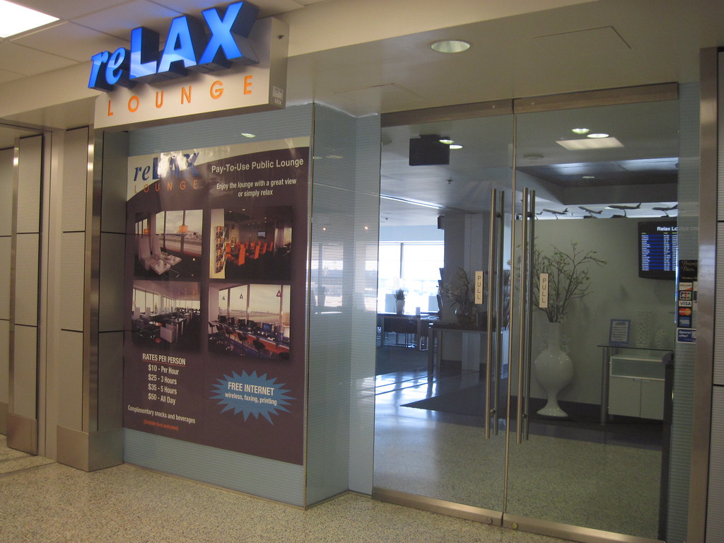 the reLAX Lounge at LAX James Fujita Flickr