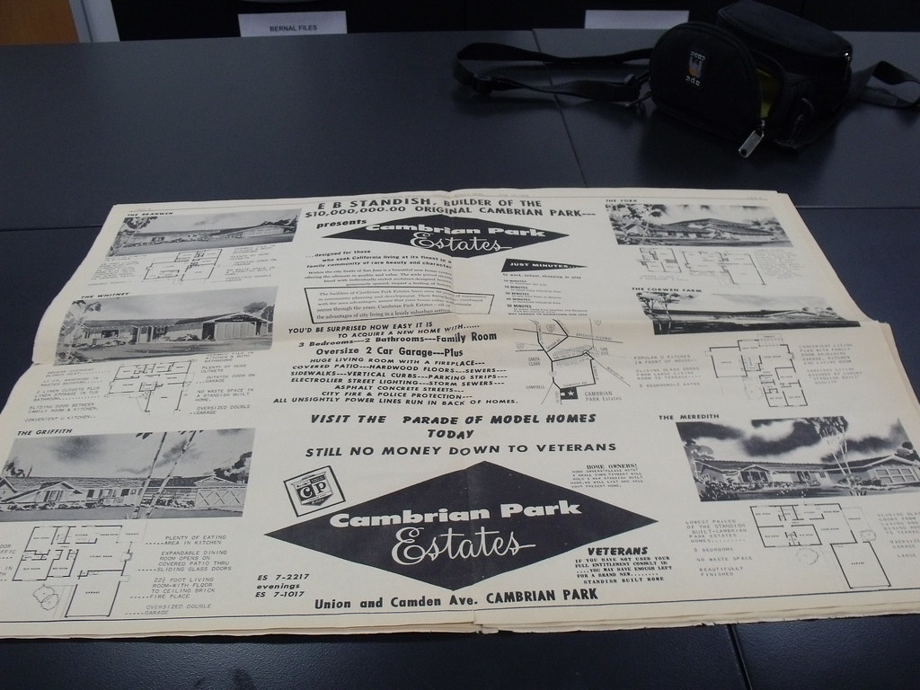 Cambrian Park Estates San Jose, California Late 1950s trac… Flickr