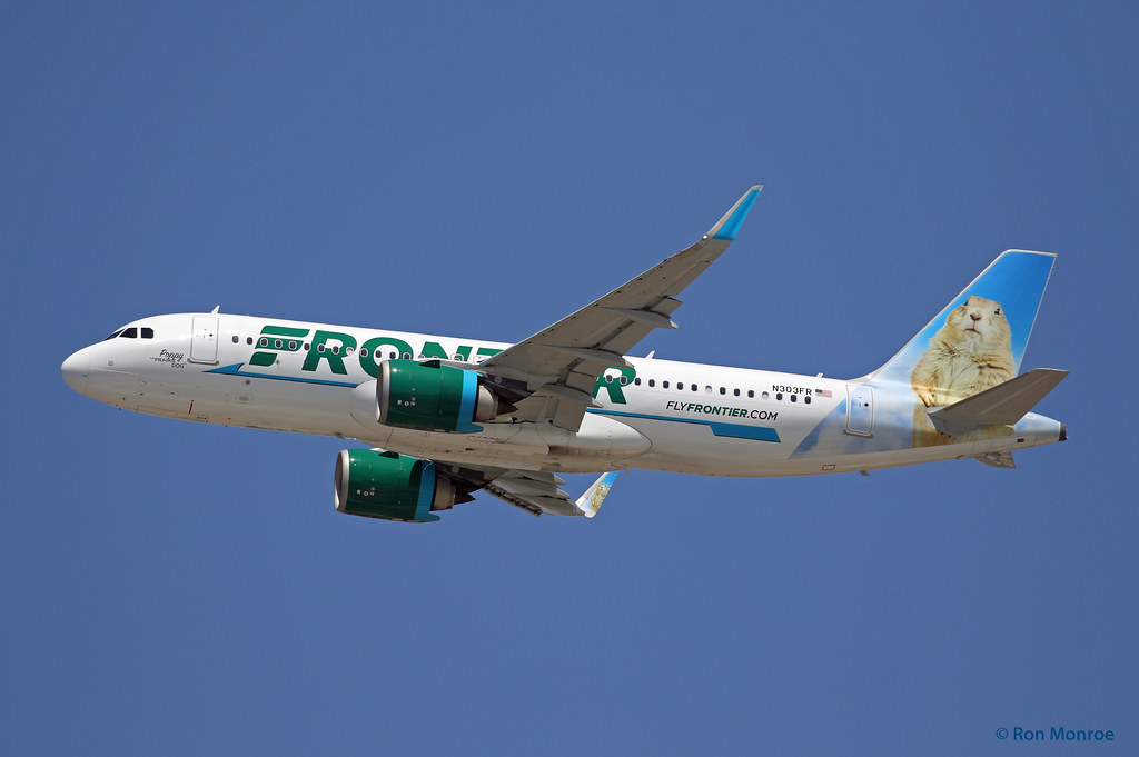 Frontier Airlines, Airbus A320NEO, "Poppy the Prairie Dog"… Flickr