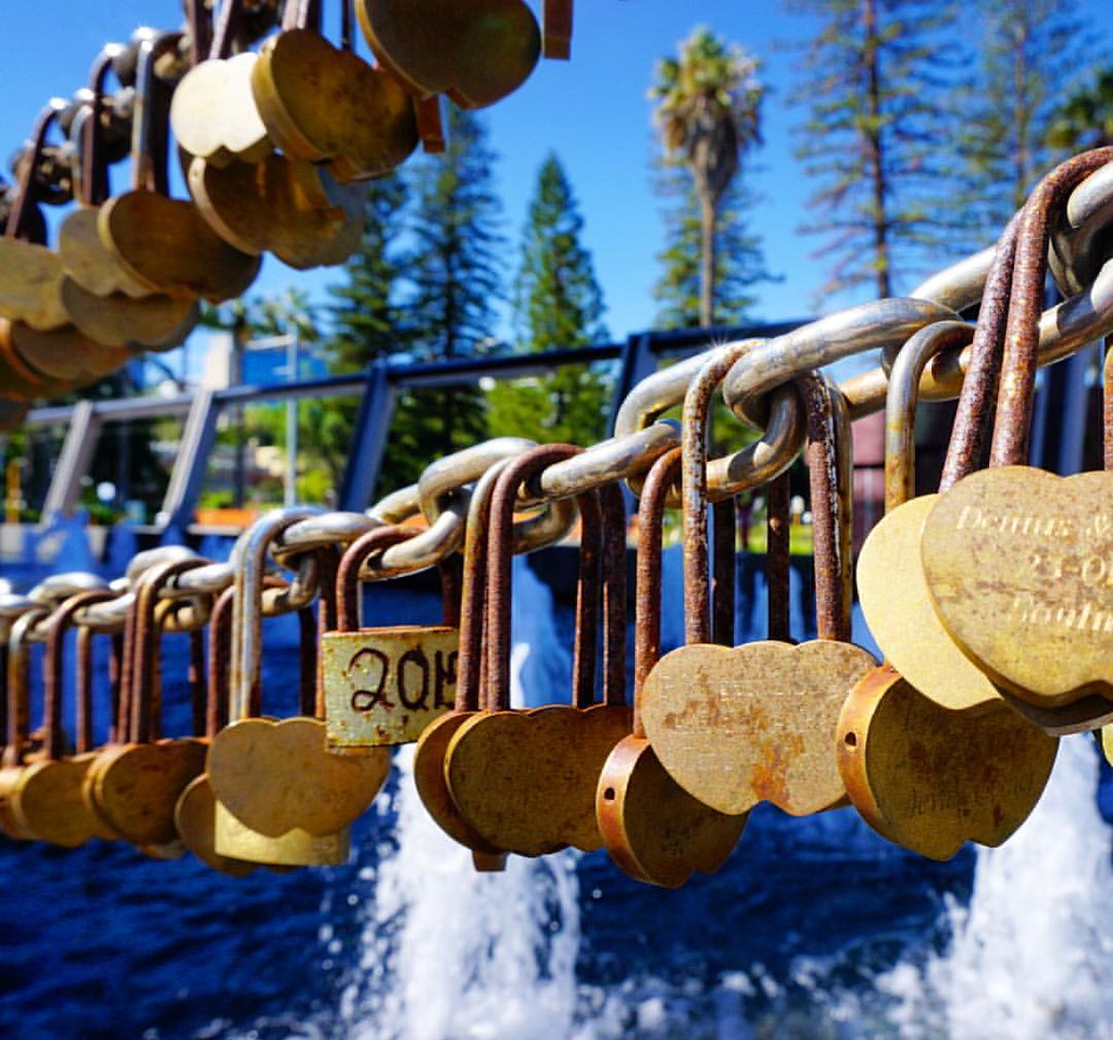 Loved seeing all these locked padlocks at Perth's Belltowe… Flickr
