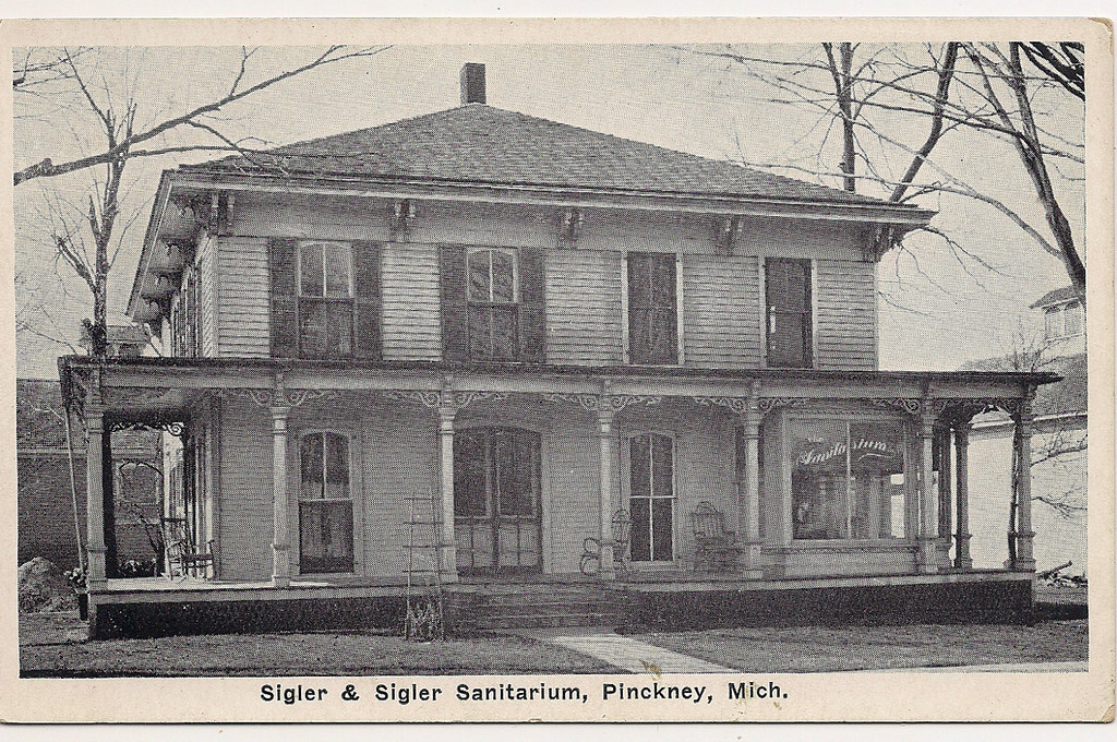 Sigler & Sigler Sanitarium, Pinckney, Michigan. Wystan Flickr