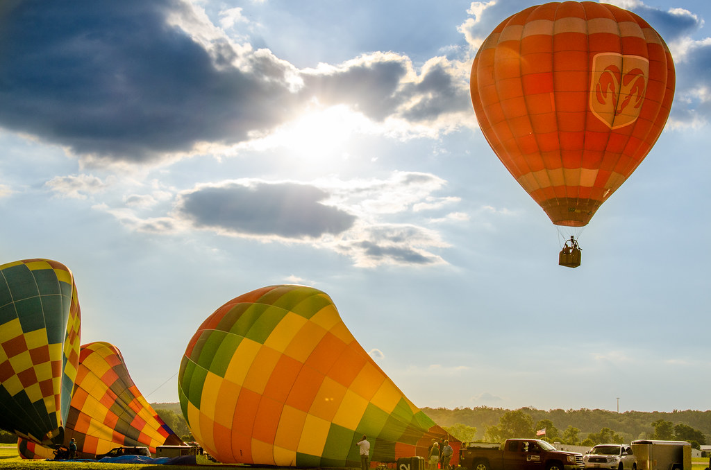Balloons Middletown Ohio, Hot Air Balloon Festival master phillip