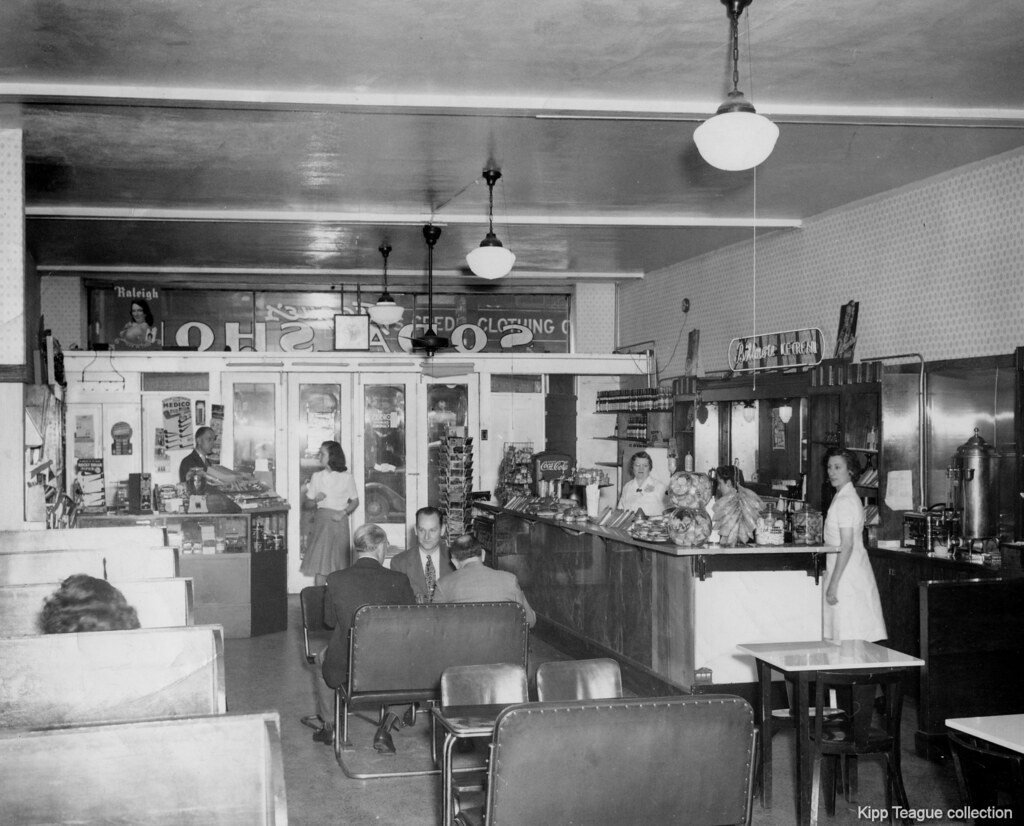 Teague's Soda Shop, Asheville, North Carolina 1945 Flickr