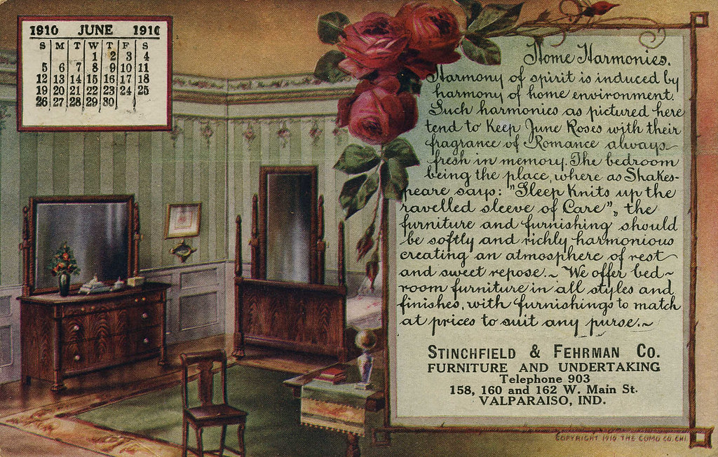 Stinchfield and Fehrman, Furniture and Undertaking, 1910 Valparaiso