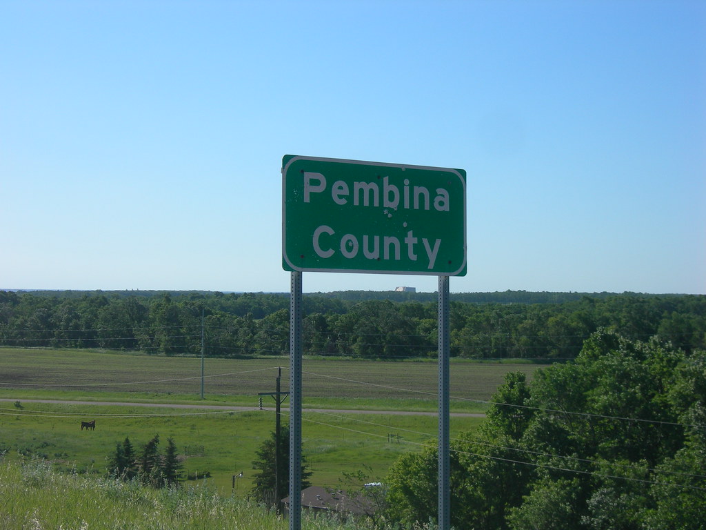 The Pembina County Line ND Hwy 5 in the Tongue River Valle… Flickr
