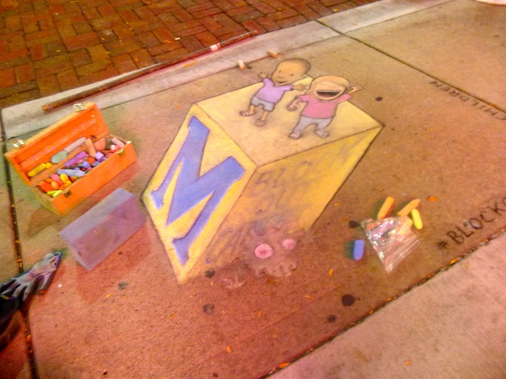 Spectacular 3D effect, Chalk Art, Ann Arbor Renewing chal… Flickr
